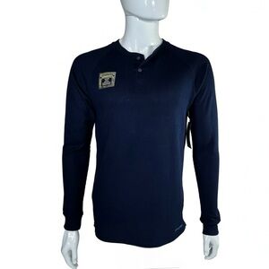 Realtree Men’s Long Sleeve UPF 30 Wrinkle Resistant Quick Dry Henley Shirt